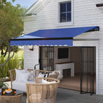 Electric Awning W/ Led Light And Remote Controller | Medium | Blue