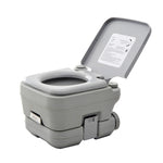 10l Portable Travel Toilet With Detachable Tanks - Grey | Gray