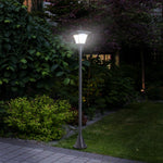 Outdoor Garden Solar Light With Base Post Lamp Freestanding