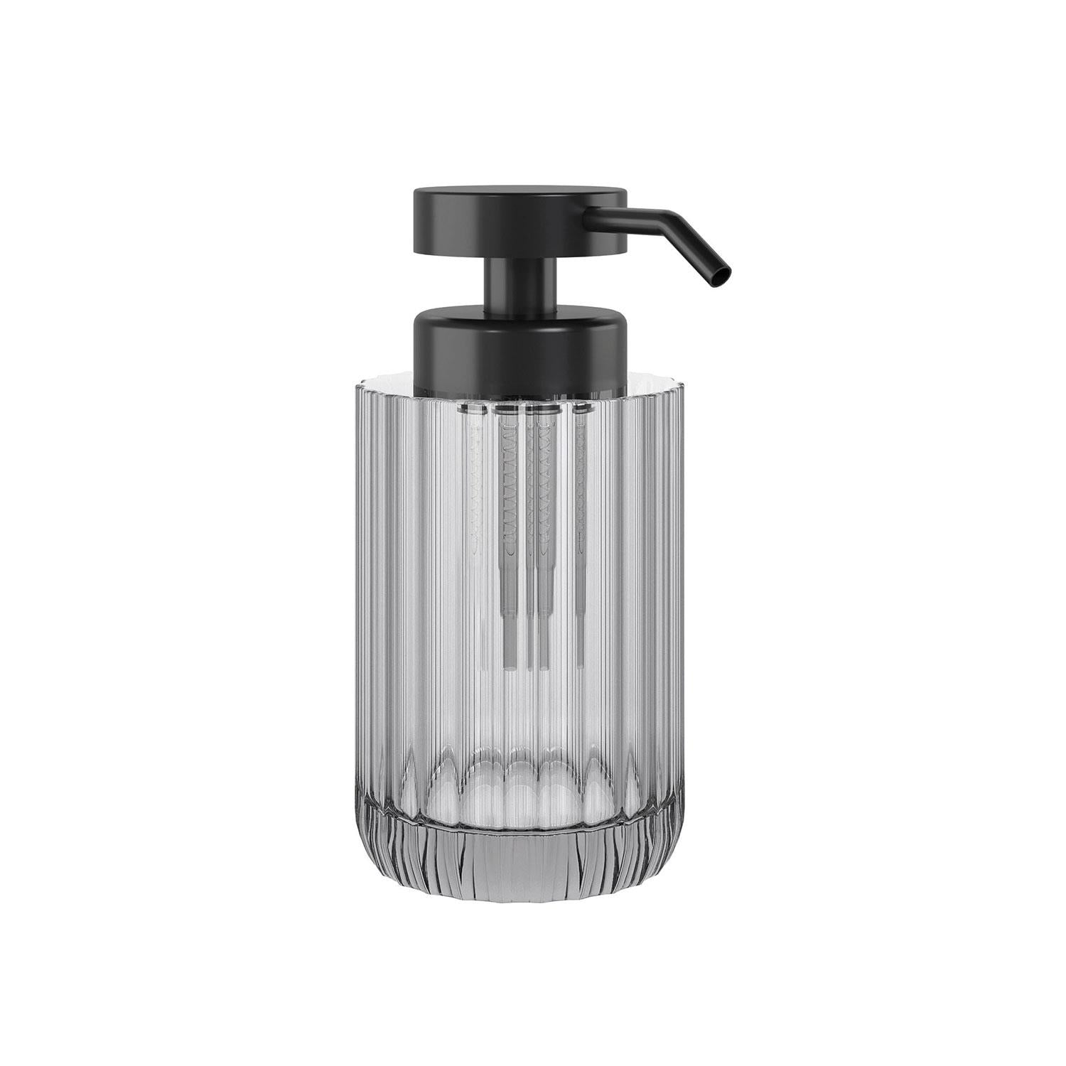 Soap Dispenser, 300ml, Resistant Glass, Grey, Lido Collection