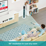 Fast Chill Tower - Evaporative Cooling Tower Fan With Water Tank | 7l | White