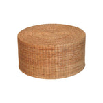 Regency Round Woven Coffee Table, Beige | 4 | Brown