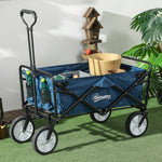 Pull Along Cart Wagon For Beach/garden | Blue