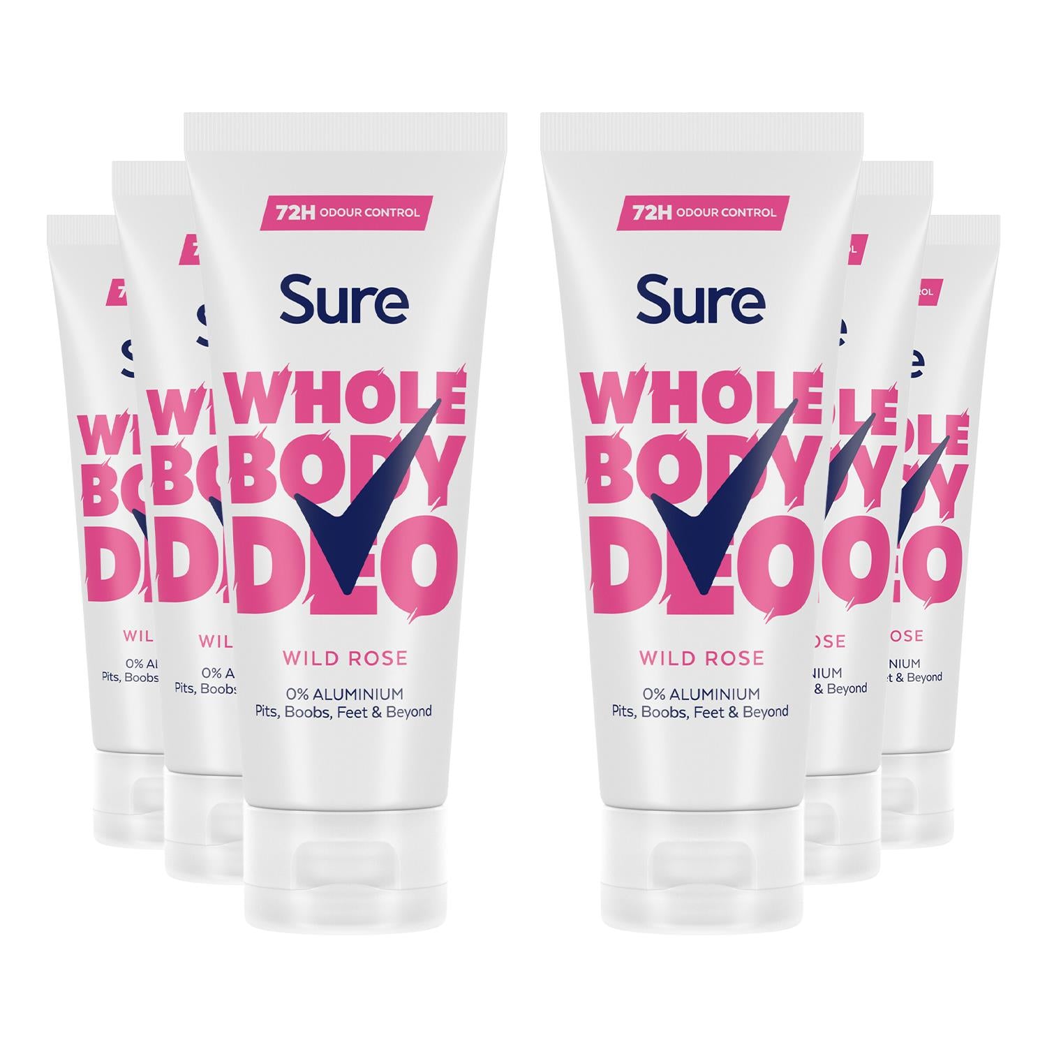Fresh Citrus Whole Body Deodorant Stick Aluminium Free 50ml, 6 Pack | Set-of-6