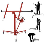 16ft Rolling Drywall Lifter Panel Hoist Jack Tool | Red