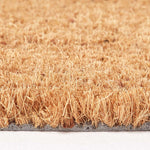 HOMESCAPES Coir Cat Shaped Non-slip Doormat