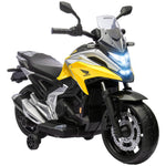 Honda Licensed 12v Kids Electric Motorbike W/ Music Headlights | Yellow