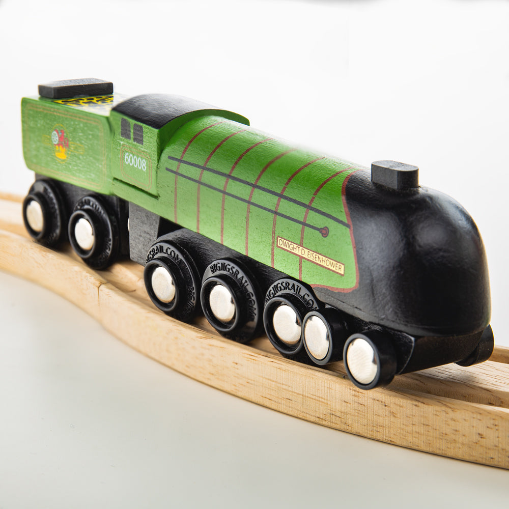 Wooden Replica of the Eisenhower Train Engine