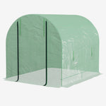 Walk-in Polytunnel Greenhouse 2.5x2m - Green
