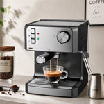HOMCOM Espresso Machine, 20-bar, 1.6 L Tank, Black