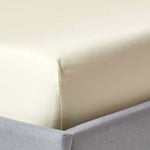 Egyptian Cotton Fitted Sheet 1000 Tc | King | Cream