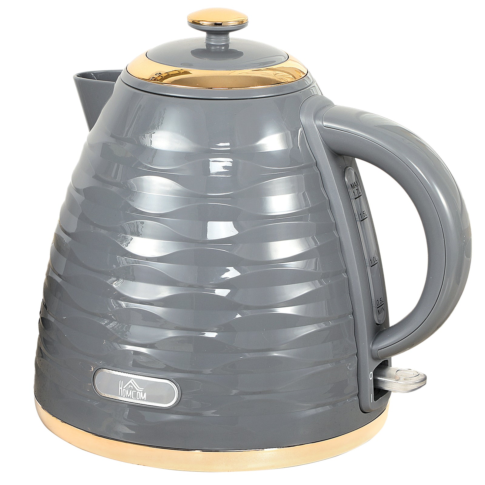 Electric Kettle, Fast Boil, 1.7l, 3kw, Swivel | Grey
