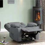 Sheridan Dual Motor Electric Riser Recliner With Massage And Heat | Grey