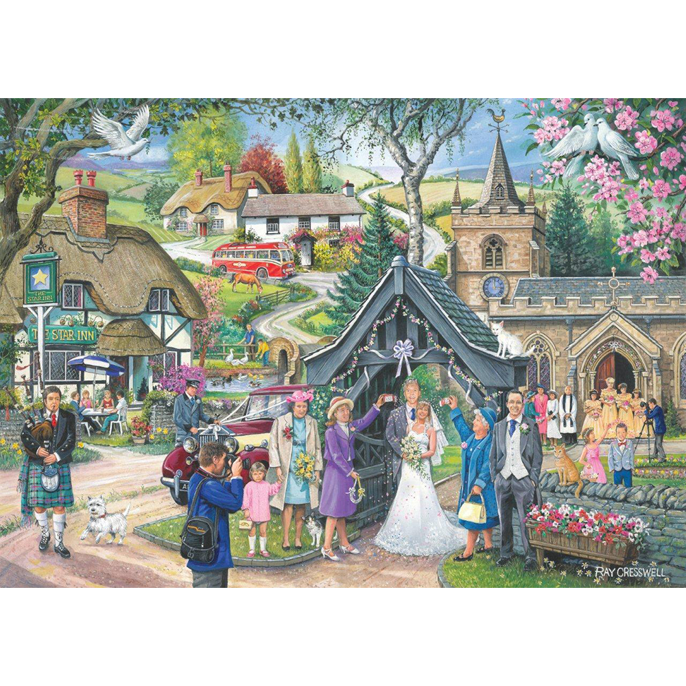 No.4 - Wedding Day - 1000 Piece Jigsaw Puzzle For Adults