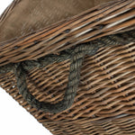 Wicker Large Rope Handle Log Basket
