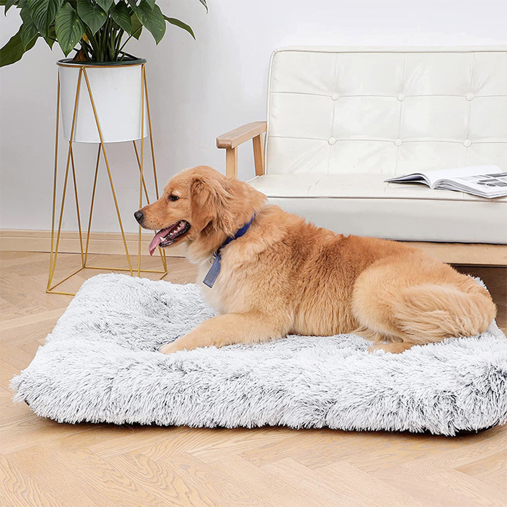Plush Rectangle Pet Bed | Large