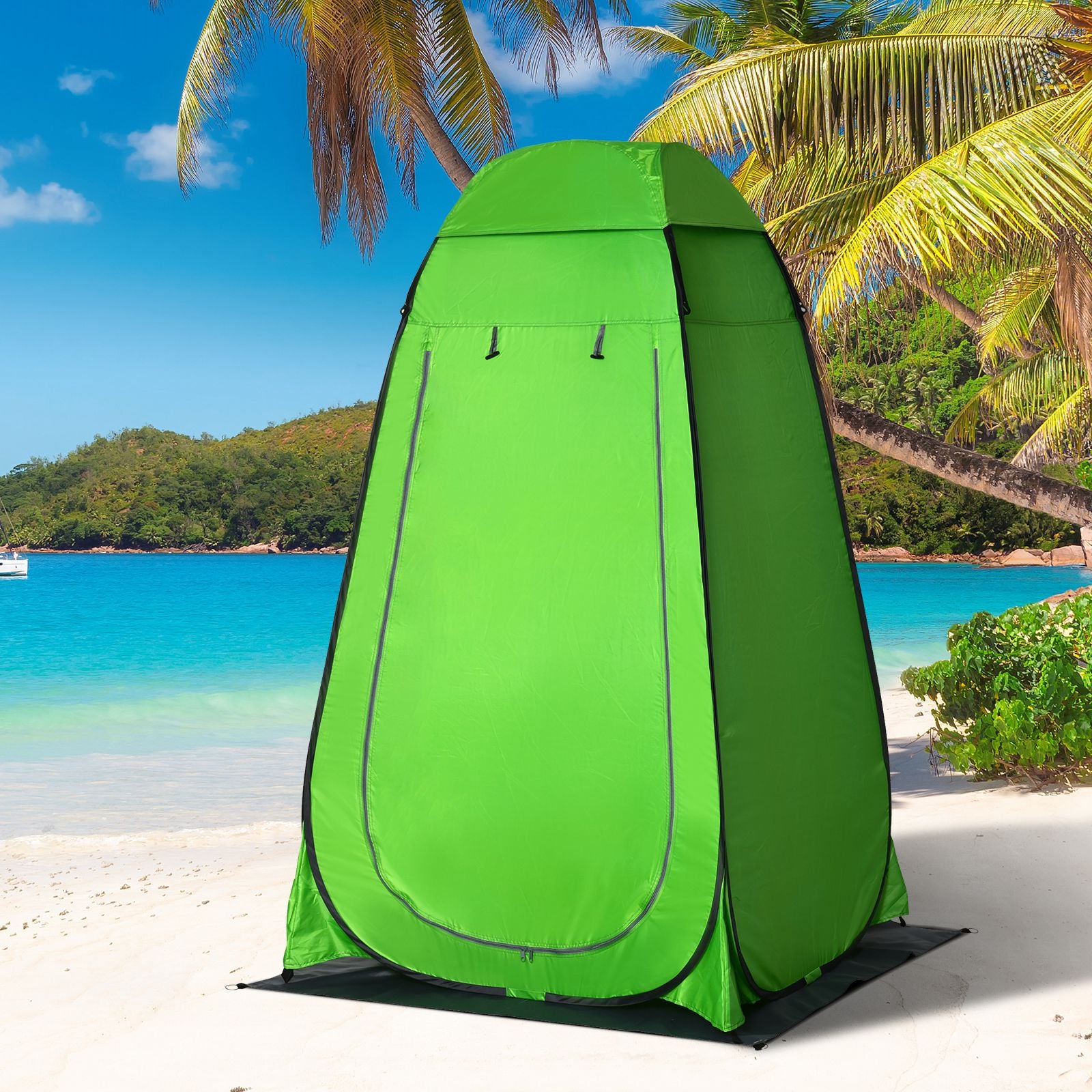 Camping Shower Tent W/ Pop Up Design, Outdoor Dressing Room