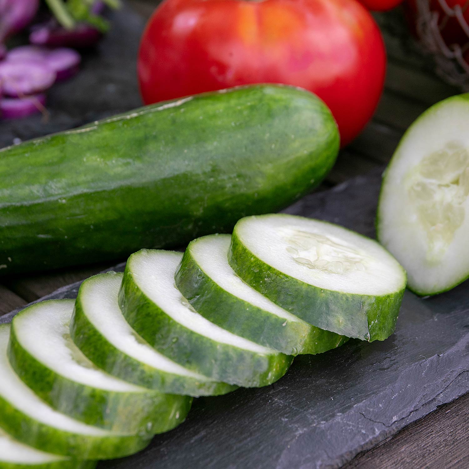 Cucumber Outdoor Duo - Mini Muncher & Burpless Tasty Green | 6 x Jumbo Plugs | Green