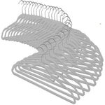 50pc Velvet Hangers - Grey