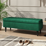 Breeins Fleece Upholstered Storage Bench
