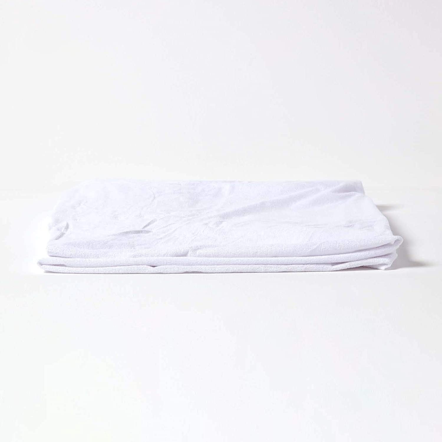 Waterproof Terry Towelling Mattress Protector | European Single | White