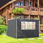 Gazebo Replacement Exchangeable Side Wall Panels With Window