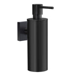 Wall Mounted 150ml Soap Dispenser With Square Back Plate | Black