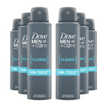Men+care Classic Antiperspirant With 48h Sweat Protection Deo 150ml, 6 Pack | Set of 6