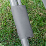 Double Hammock Swing Lounger W/ Canopy & Pillows | Gray