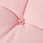Cotton Back Support Thick Lumbar Cushion | Pink