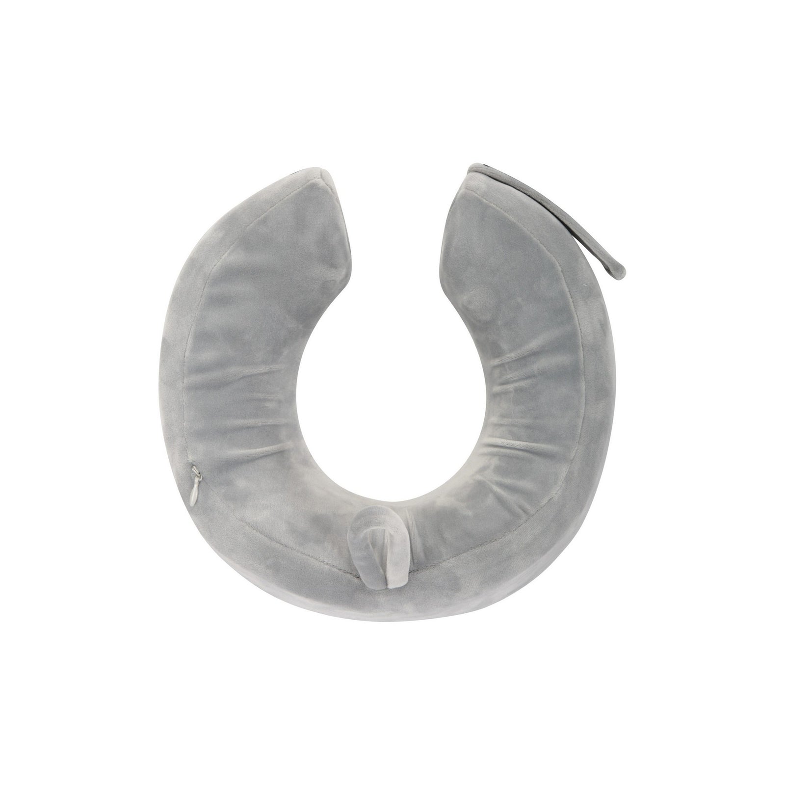 Ergonomic Memory Foam Travel Pillow | One Size | Gray