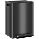 2 X 30l Double Kitchen Bin, Pedal Bin With Soft-close Lid