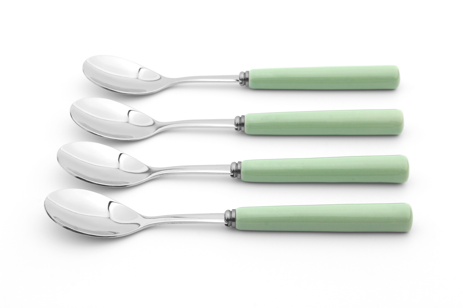 Tea Spoons Set Porelain Bar 18/8 Stainless Steel 4pc Teaspoon Set Turquoise | Turquoise