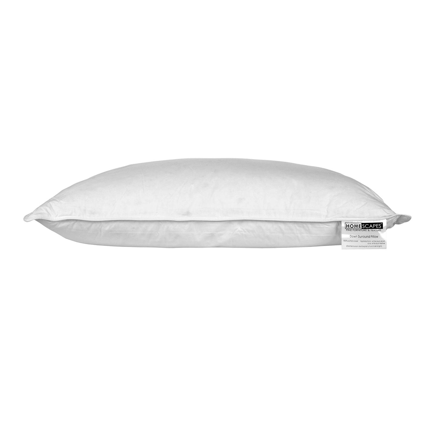 White Duck Down Surround Pillow