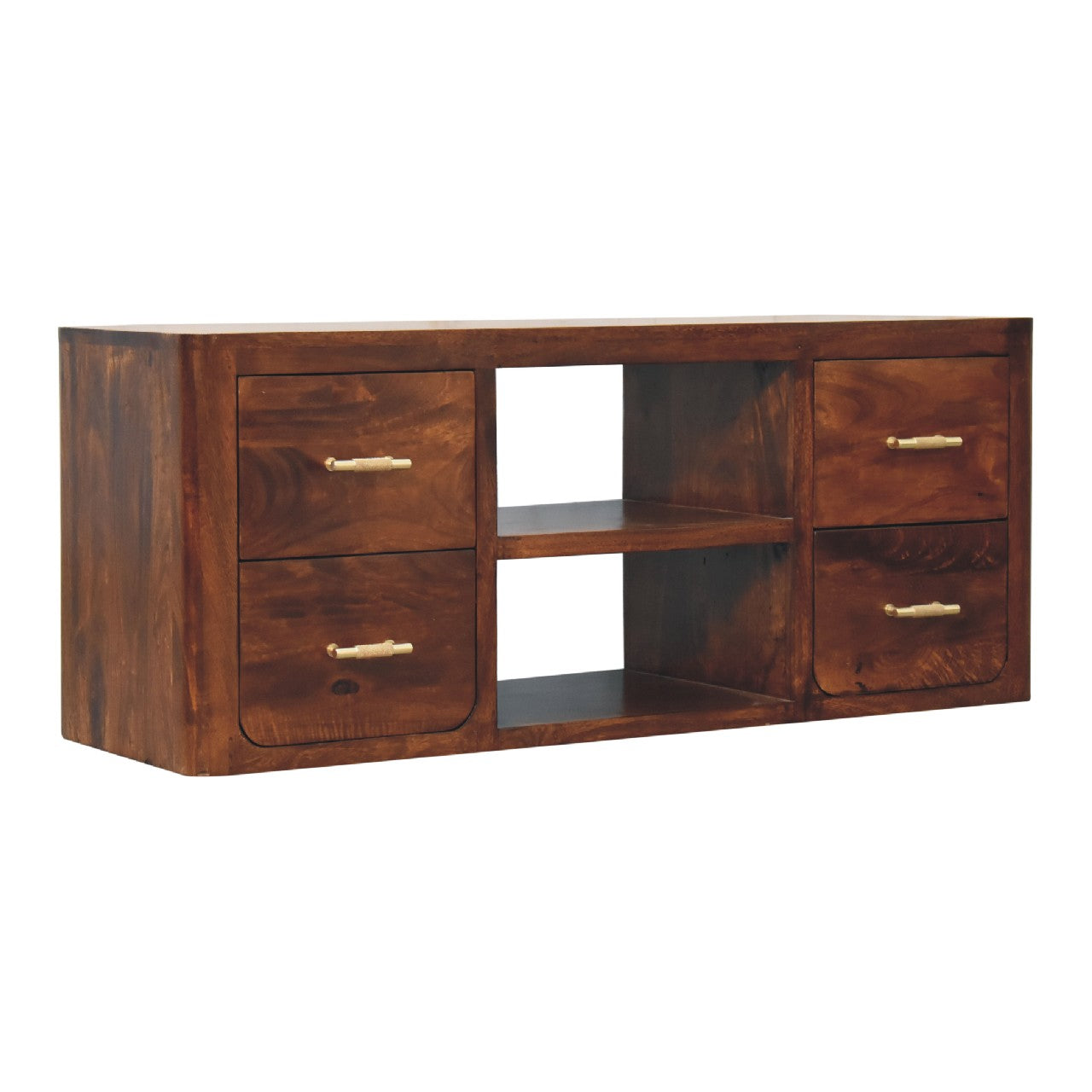 Solid Wood Luca Media Unit