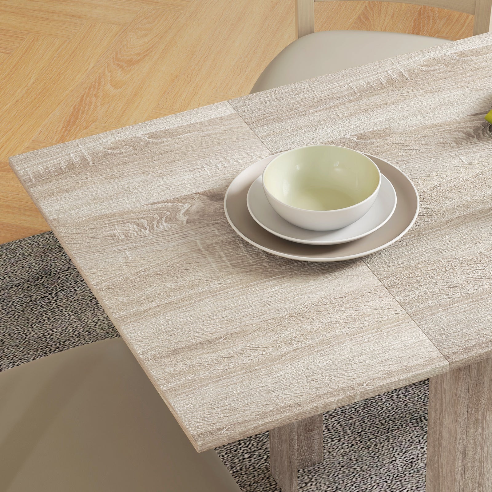 Extendable Folding Dining Table, Small Space