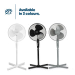 16 Inch Pedestal Fan White Oscillating