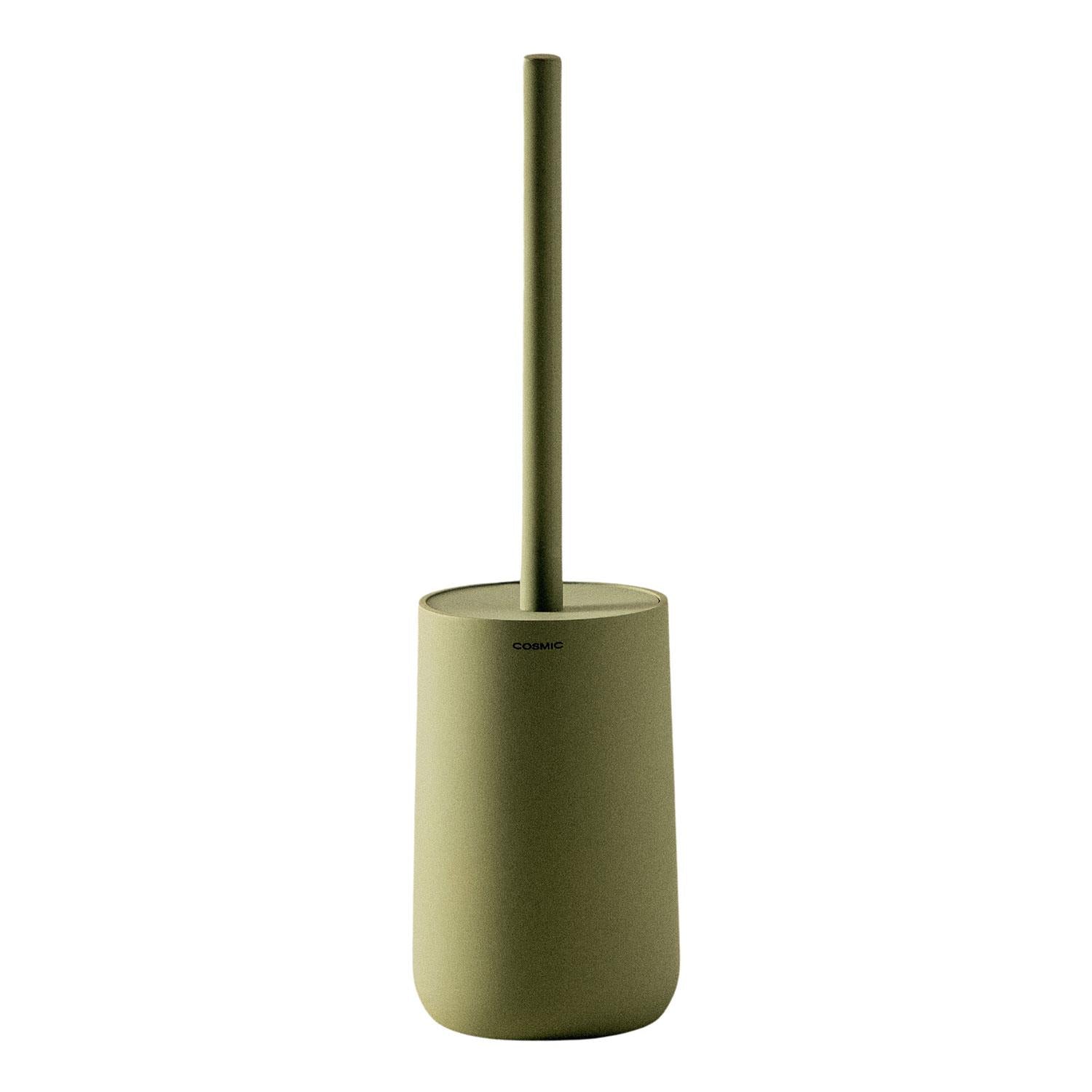 Toilet Brush, Free-standing, Polyresin Sage Green, Saona Collection