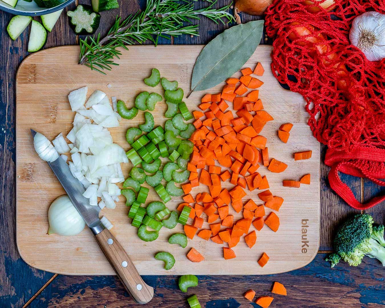 BlauKe Bamboo Chopping Board Set Of 3 - Wooden Chopping Board Set In 3 Sizes (small, Medium, Large) - Cutting Boards For Kitchen