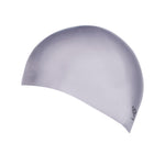 Unisex Adult 3d Silicone Swim Cap | One Size | Silver