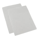 Brushed Cotton Cot Flat Sheet 100% Cotton, 100 X 150 Cm | Pair | White