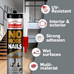 No More Nails All Materials Quick Drying Cartridge 390g, 4 Pack