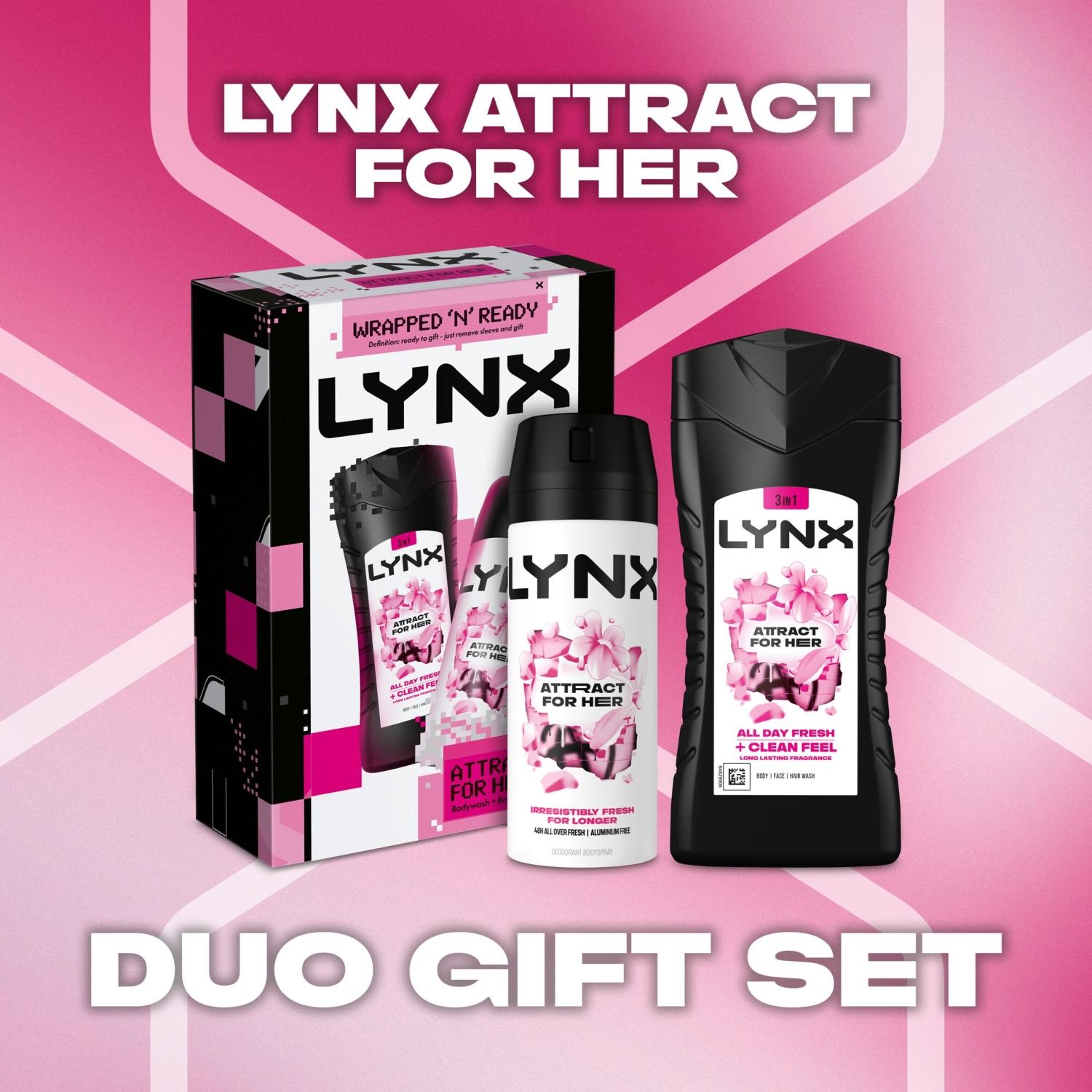 Attract For Her Duo Gift Set: Body Wash & Body Spray | Set of 1
