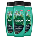 Mineral Therapy Feel Invigorated Shower Gel & Shampoo For Men, 450ml 3pk | 3