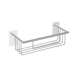 Shower Caddy, Shower Basket 30cm Self-adhesive Silver Stick Collection