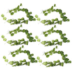 6 X 180cm Artificial Hanging Trailing Devil's Ivy Plant