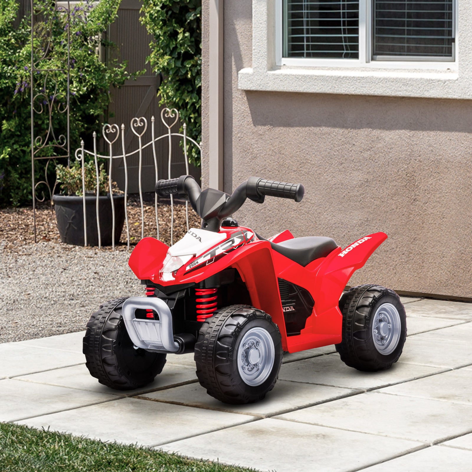 Honda Licensed Kids Electric Quad Bike 6v Atv Ride On 1.5-3 Years | Red