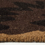 HOMESCAPES Coir Doormat Hedgehog, 41 X 75 Cm