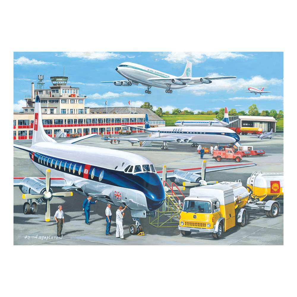 4 X 500 Piece  - Going Places 500 Piece Jigsaw Puzzle - Multi Pack