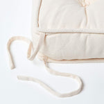 Cotton Dining Chair Booster Cushion | 40cm x 40cm | Cream